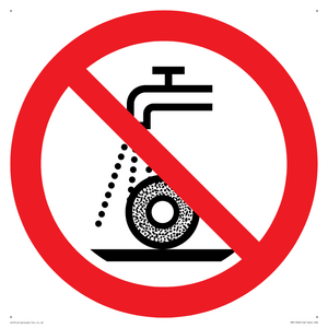 Prohibition: Do not use for wet grinding